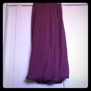 SF boutique designer vintage swirl chiffon skirt